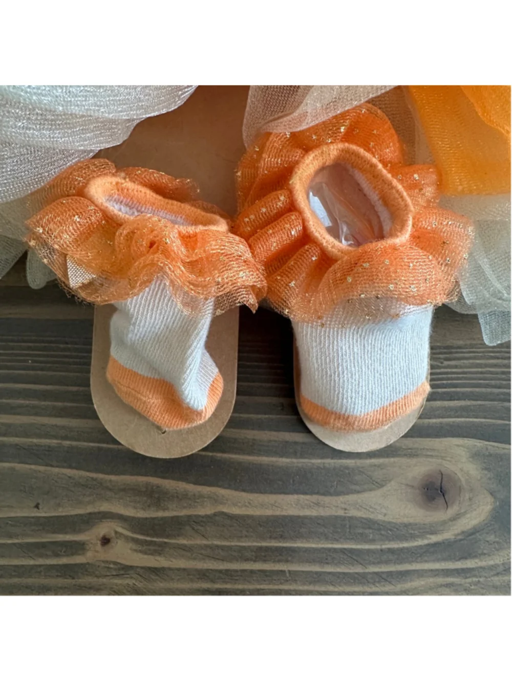 Elly & Emmy Newborn Pumpkin Tutu Set Halloween Baby Photo Outfit NWT